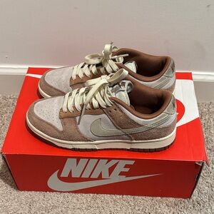 Nike Dunk Low in Brown and Cream